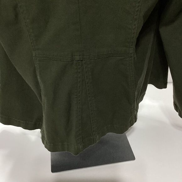 Torrid Blazer Olive Green Button Front Pockets Torrid Size 2 - Picture 7 of 12
